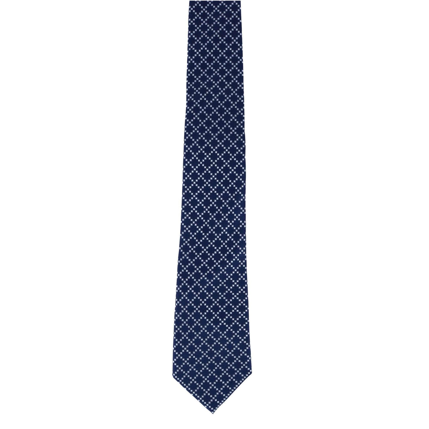 Rowan Geometric Pattern Silk Necktie - Concordia Style Boutique