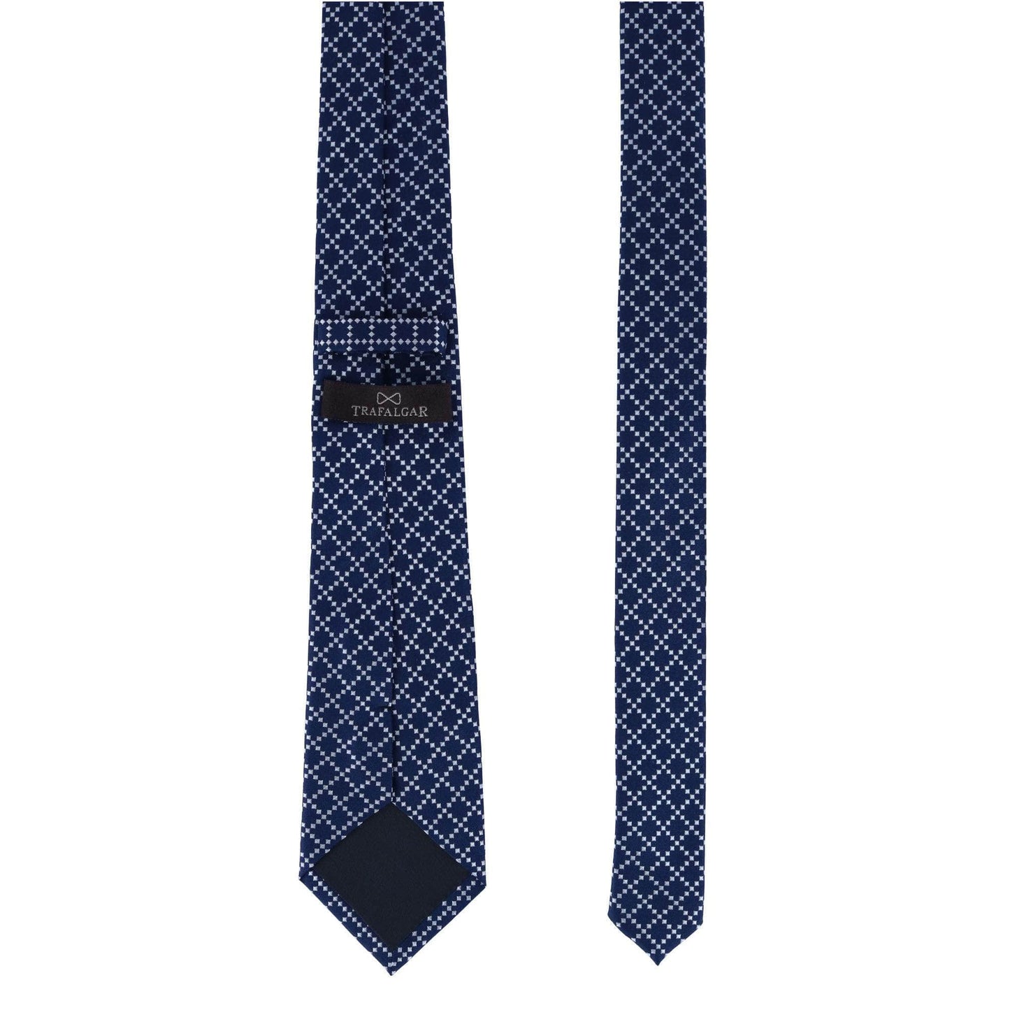 Rowan Geometric Pattern Silk Necktie - Concordia Style Boutique