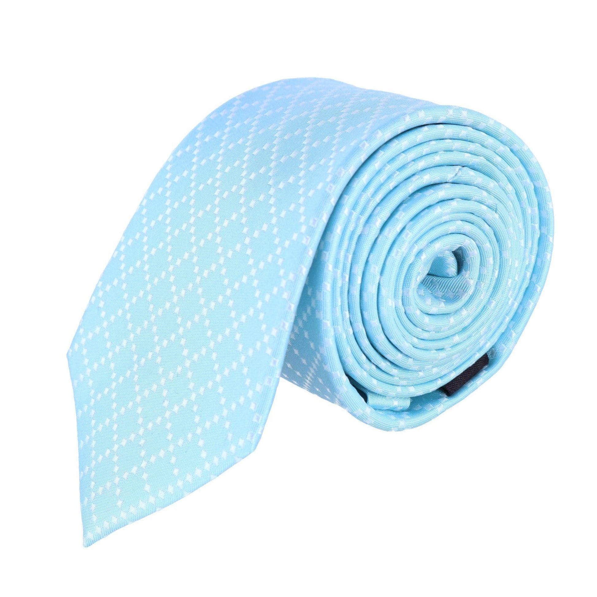 Rowan Geometric Pattern Silk Necktie - Concordia Style Boutique