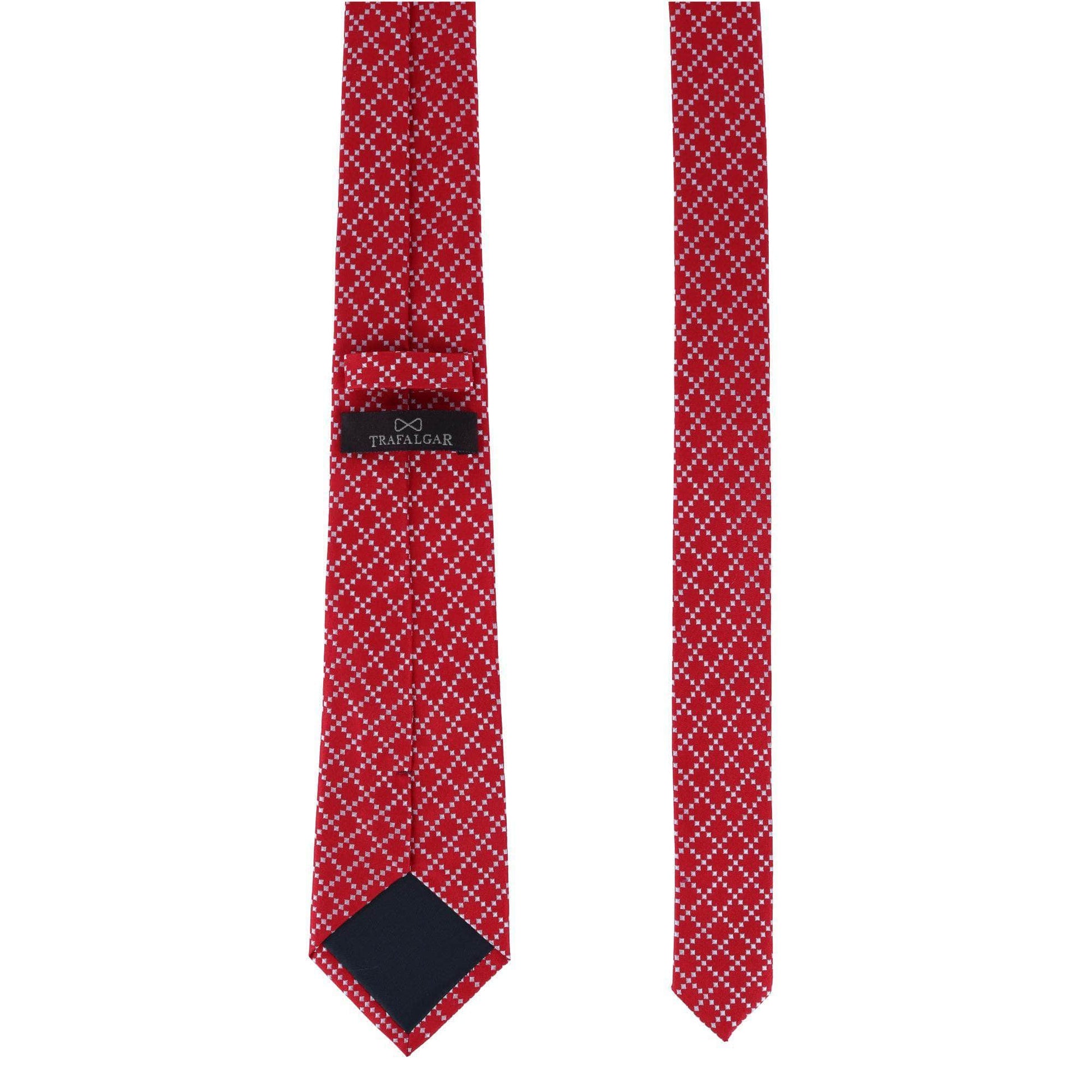 Rowan Geometric Pattern Silk Necktie - Concordia Style Boutique