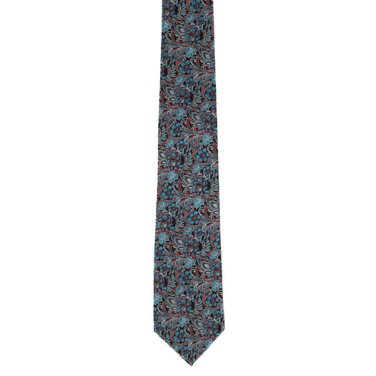 Enzo Exploded Floral Silk Necktie - Concordia Style Boutique