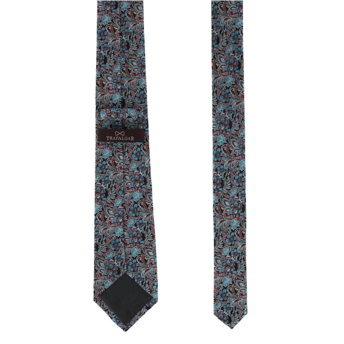 Enzo Exploded Floral Silk Necktie - Concordia Style Boutique