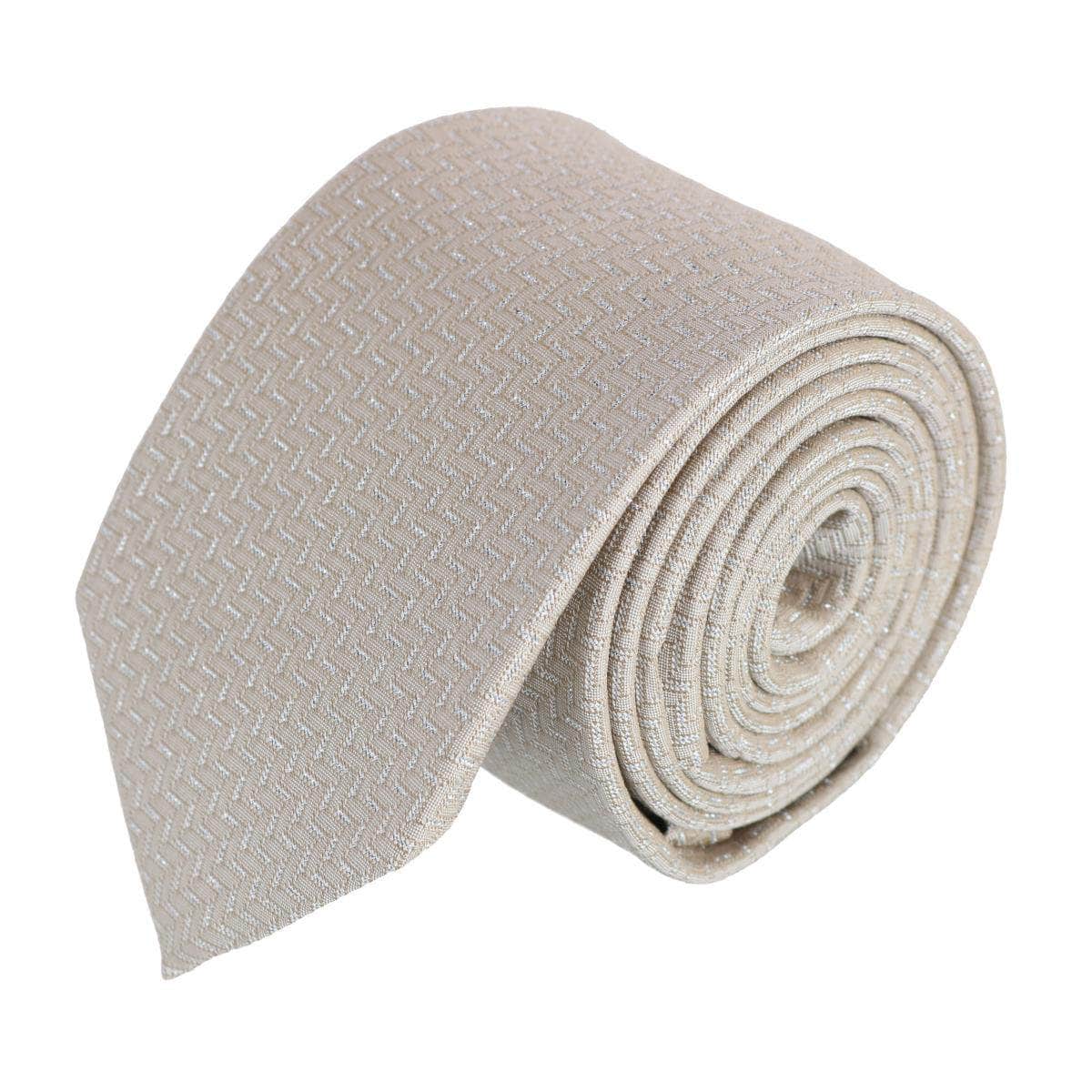 Baldwin Metallic Dash Silk Business Necktie - Concordia Style Boutique