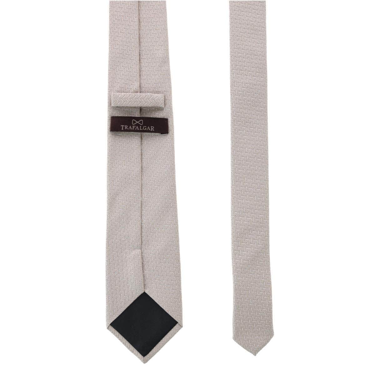 Baldwin Metallic Dash Silk Business Necktie - Concordia Style Boutique