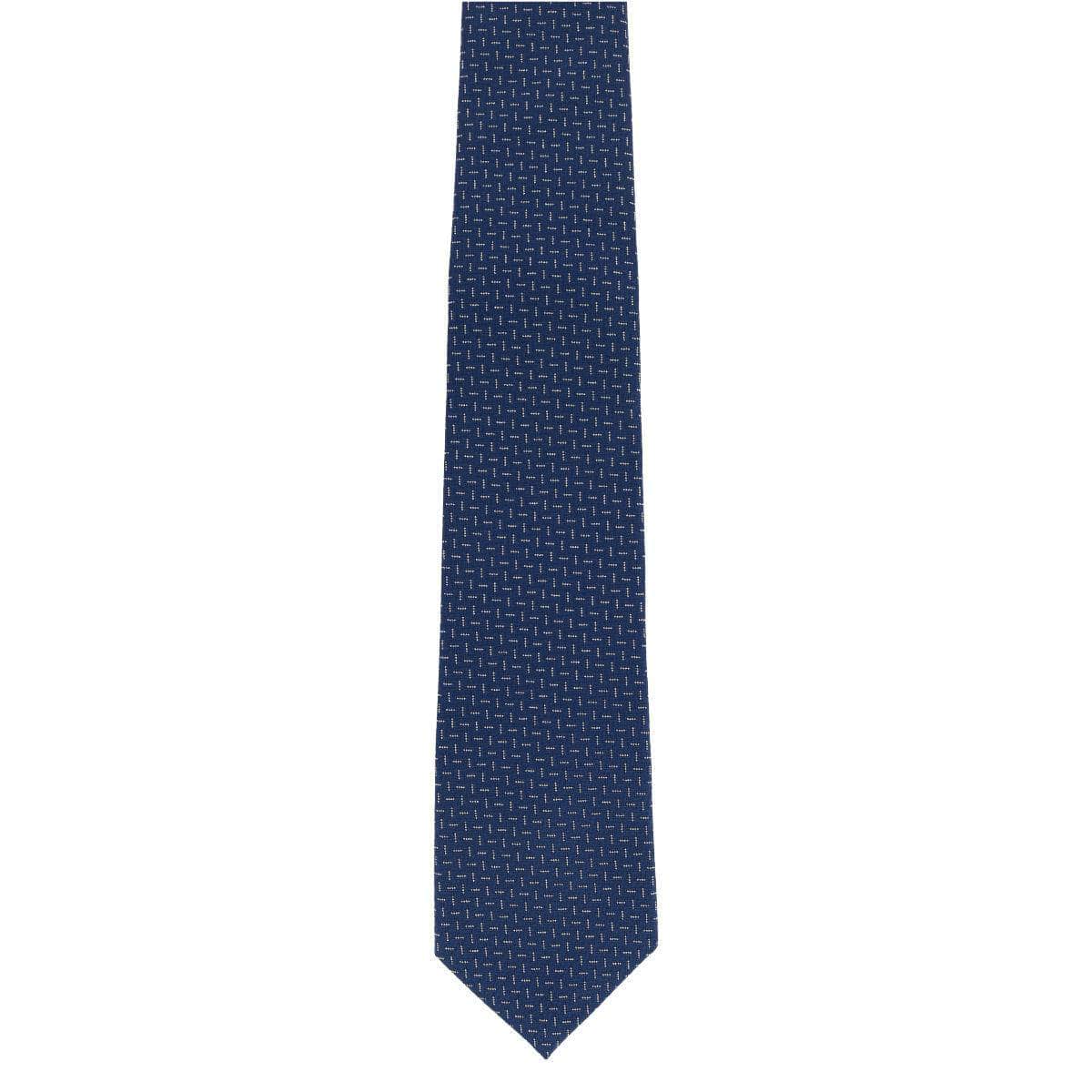 Baldwin Metallic Dash Silk Business Necktie - Concordia Style Boutique