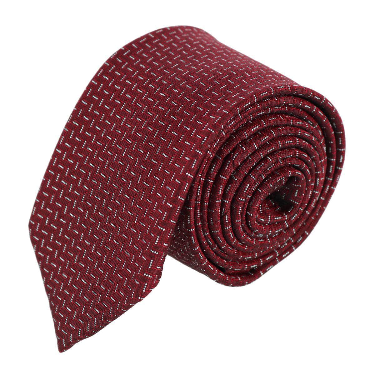 Baldwin Metallic Dash Silk Business Necktie - Concordia Style Boutique