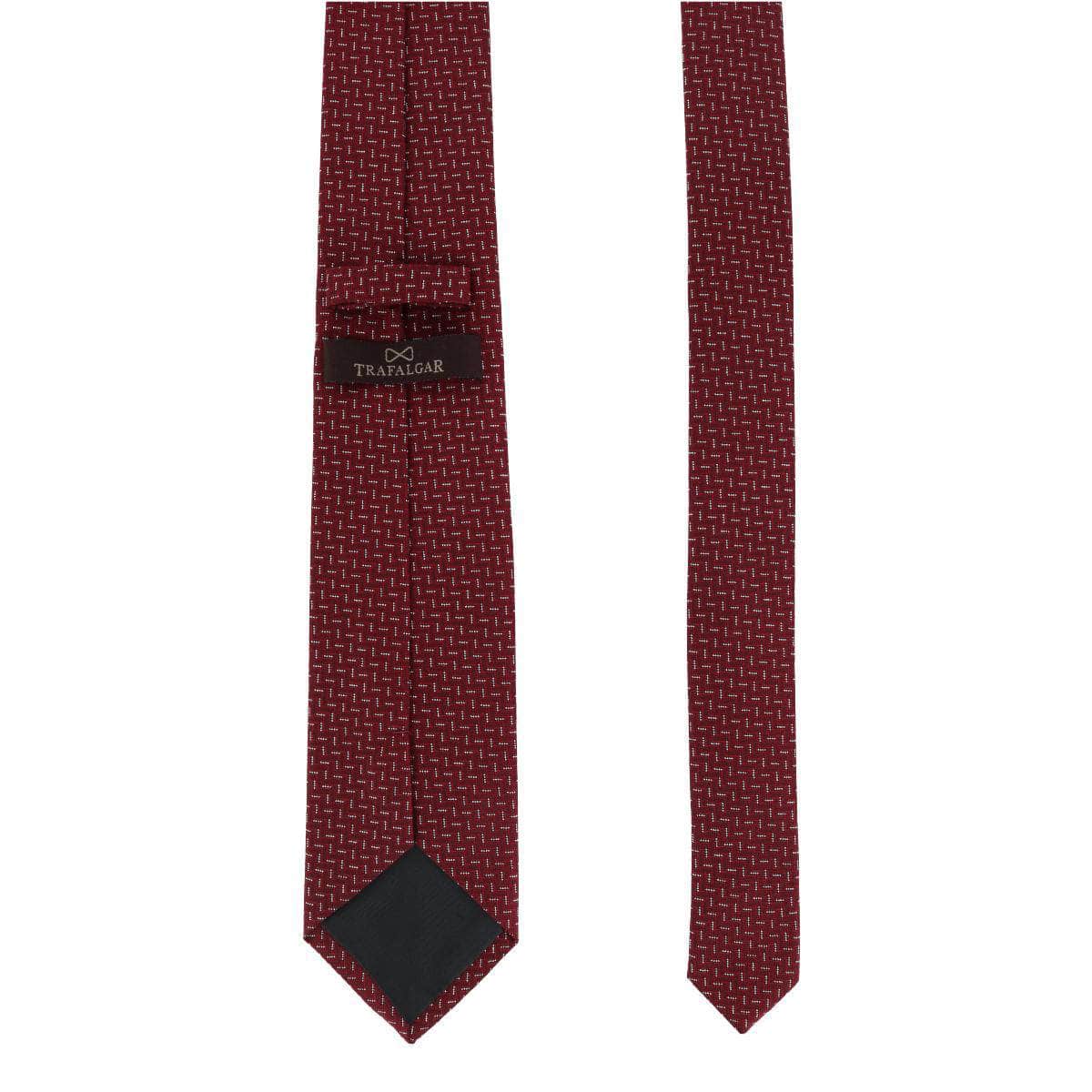 Baldwin Metallic Dash Silk Business Necktie - Concordia Style Boutique