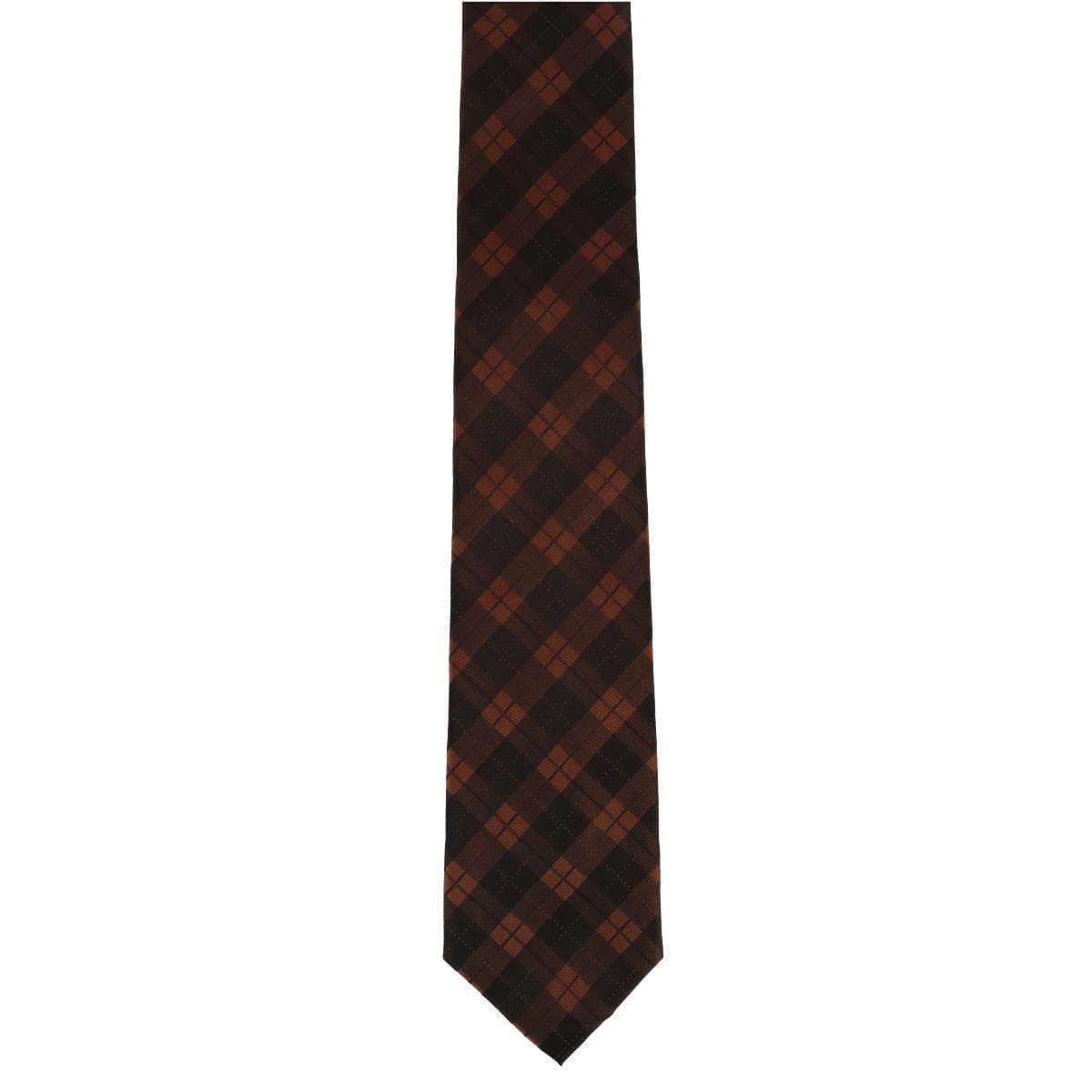 Digby Checkered Plaid Silk Necktie - Concordia Style Boutique