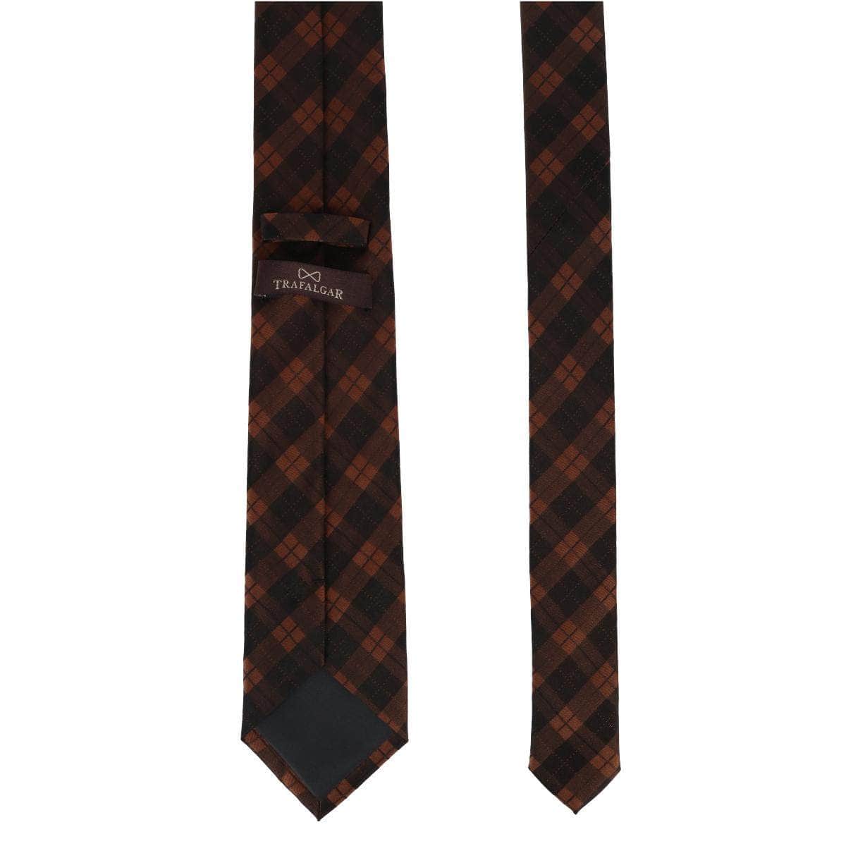 Digby Checkered Plaid Silk Necktie - Concordia Style Boutique
