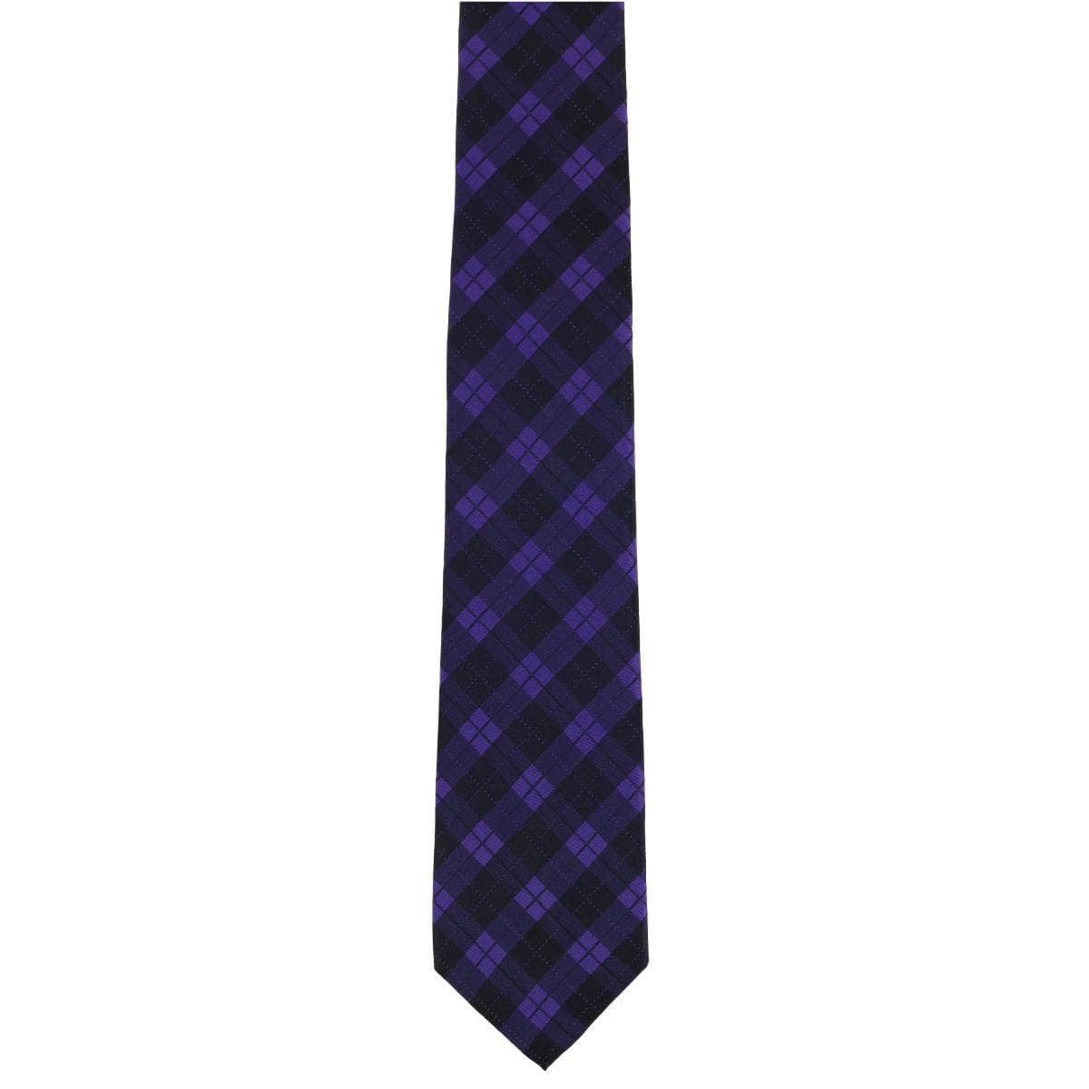 Digby Checkered Plaid Silk Necktie - Concordia Style Boutique