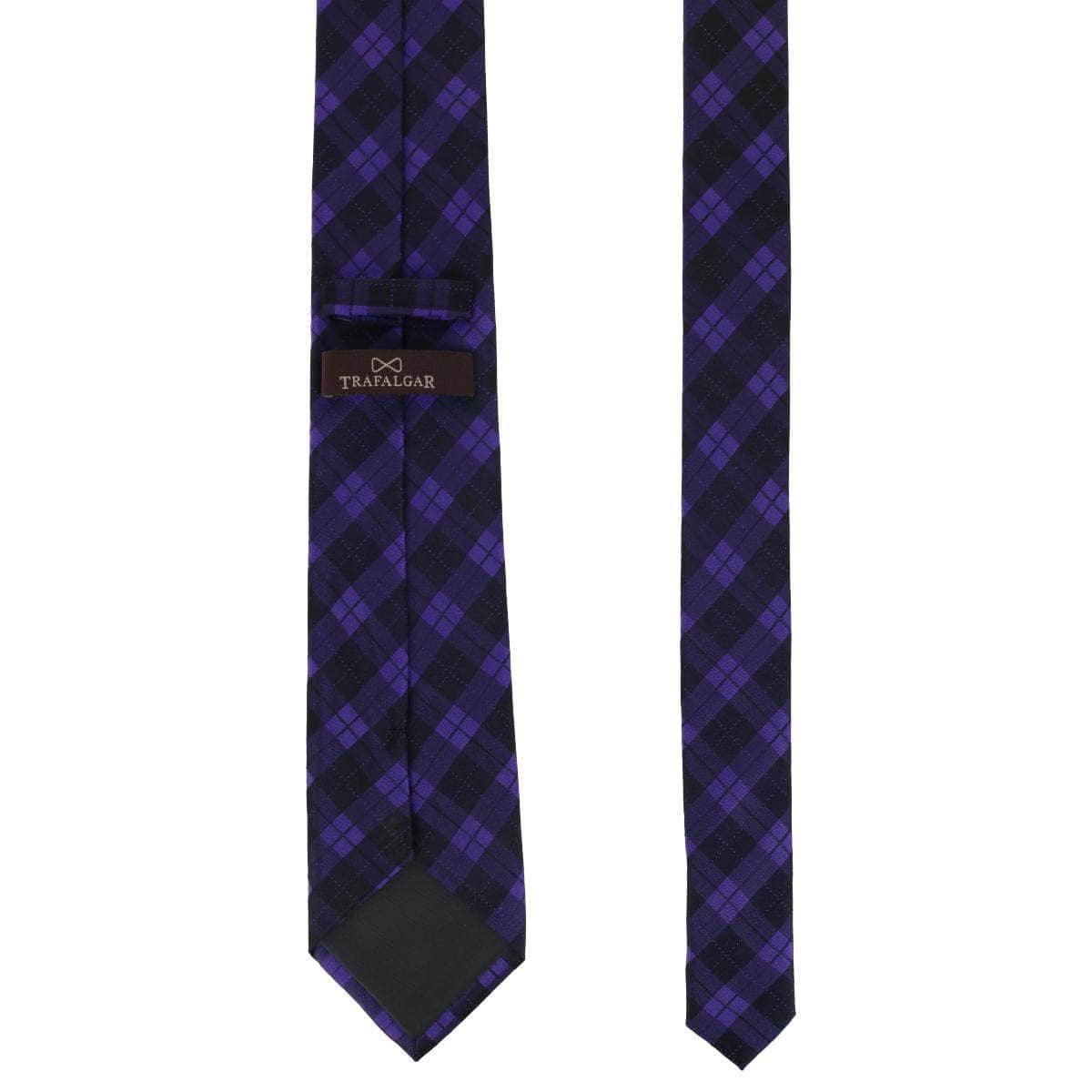 Digby Checkered Plaid Silk Necktie - Concordia Style Boutique