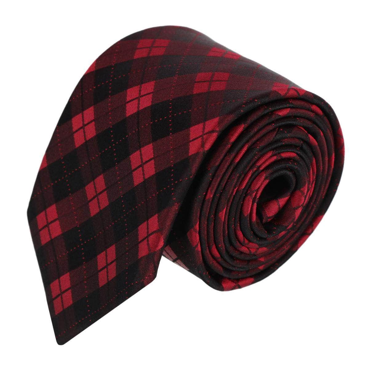 Digby Checkered Plaid Silk Necktie - Concordia Style Boutique