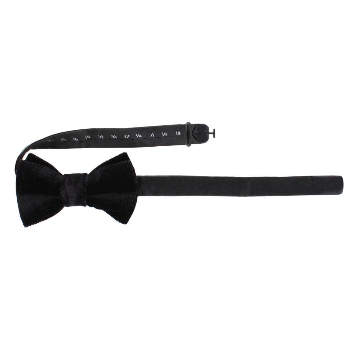 Poirot Velvet Solid Colored Bow Tie - Concordia Style Boutique