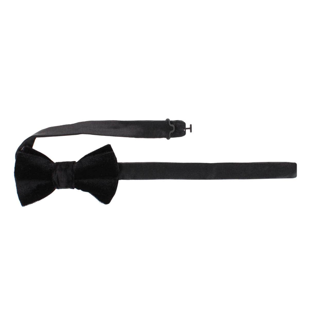 Poirot Velvet Solid Colored Bow Tie - Concordia Style Boutique