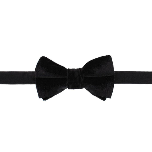 Poirot Velvet Solid Colored Bow Tie - Concordia Style Boutique