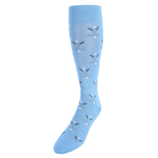 Hole In One Golf Novelty Mercerized Cotton Mid-Calf Socks - Concordia Style Boutique