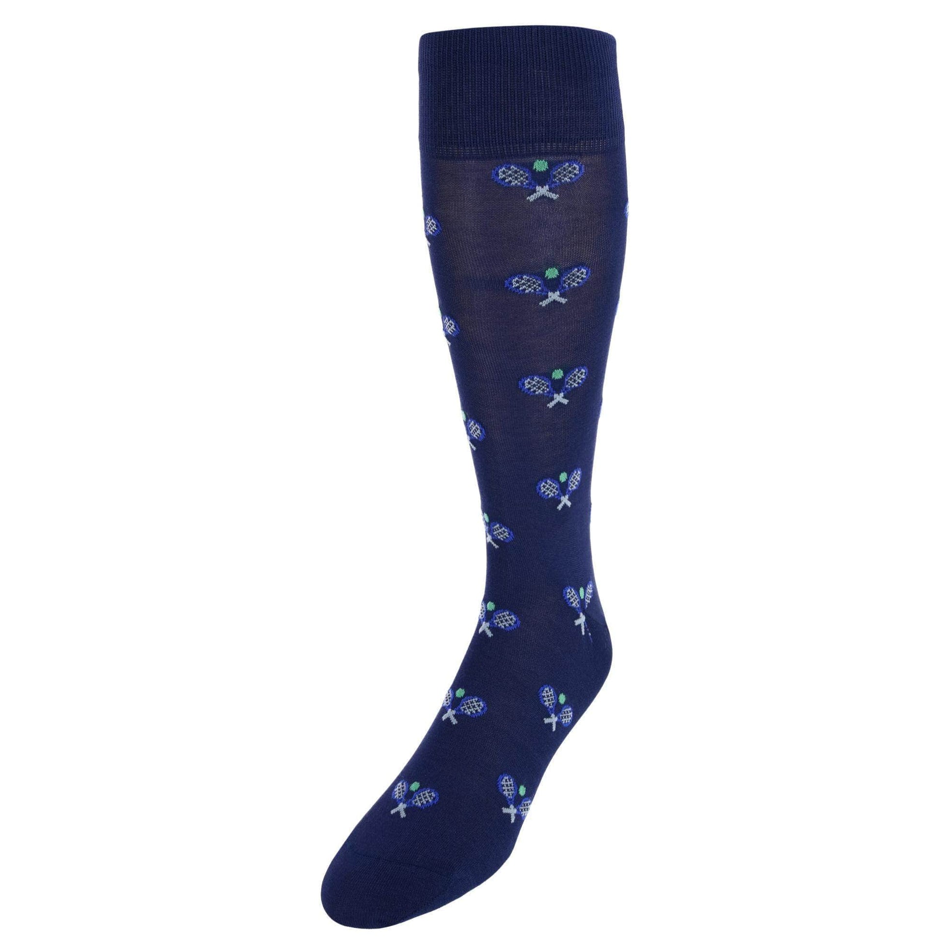 The Rally Tennis Novelty Mercerized Cotton Mid-Calf Socks - Concordia Style Boutique