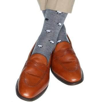 Dolly The Sheep Merino Wool Mid-Calf Socks - Concordia Style Boutique