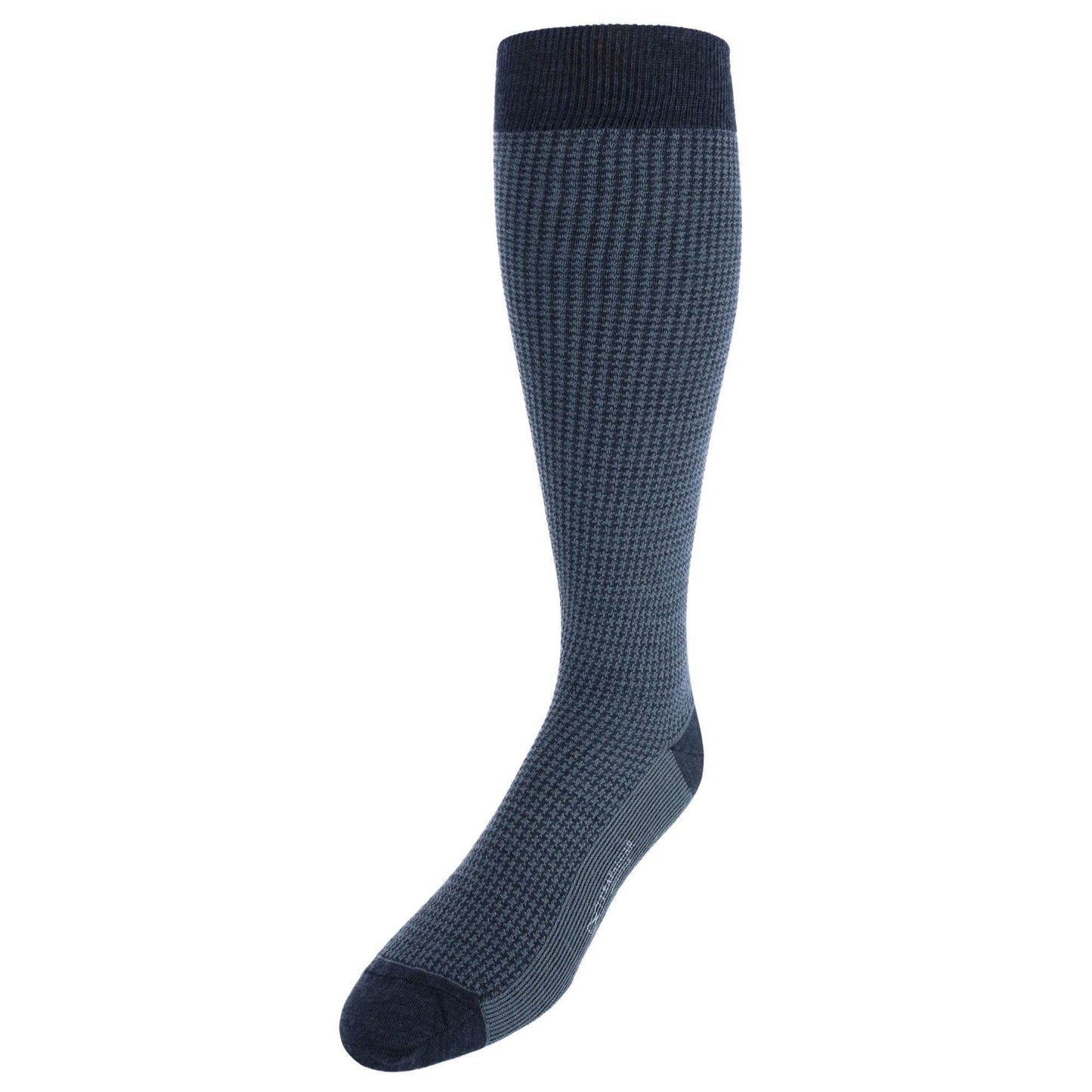 Charlie Over The Calf Houndstooth Merino Wool Socks - Concordia Style Boutique