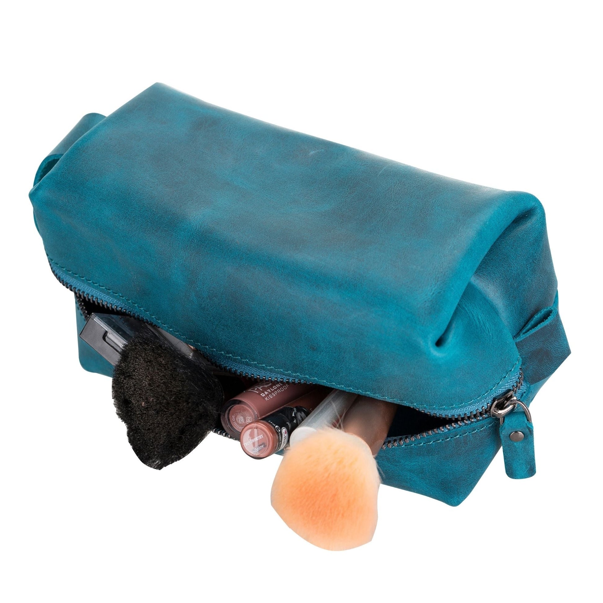 Thayne Cow Leather Makeup Bag for Women - Concordia Style Boutique