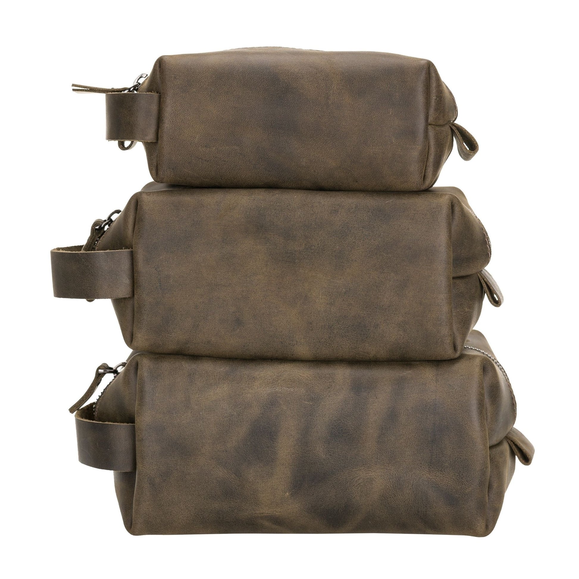 Thayne Cow Leather Makeup Bag for Women - Concordia Style Boutique