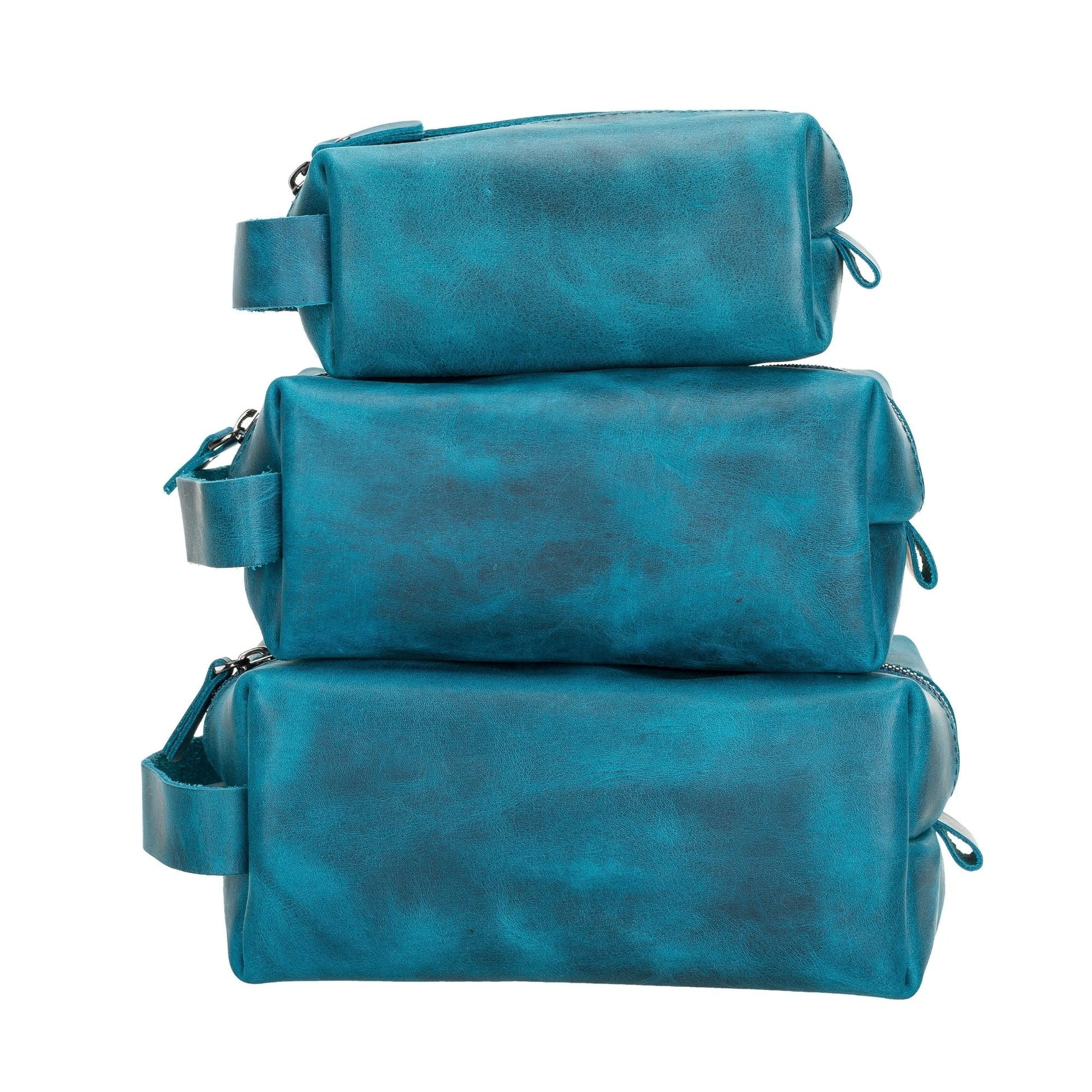 Thayne Cow Leather Makeup Bag for Women - Concordia Style Boutique