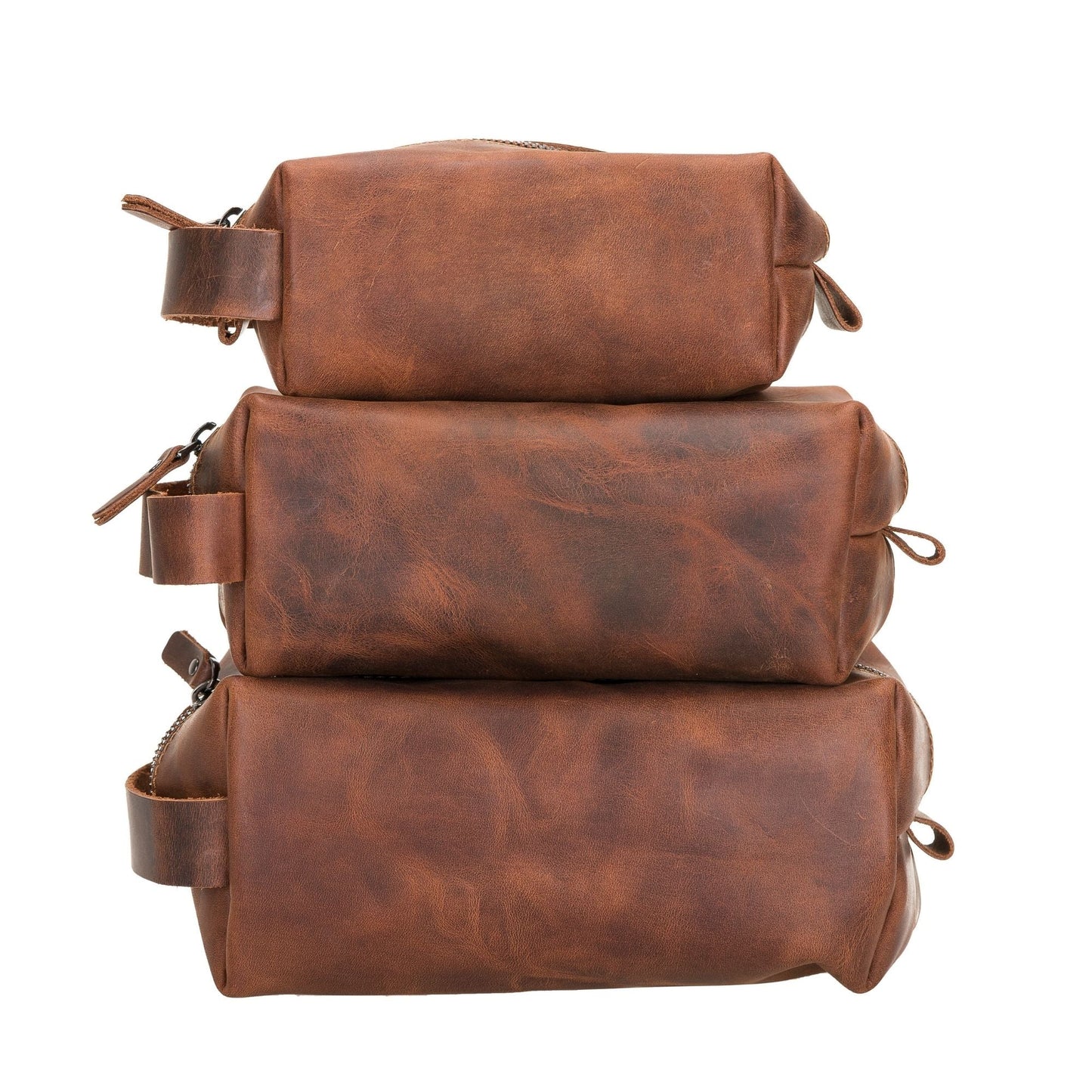 Thayne Cow Leather Makeup Bag for Women - Concordia Style Boutique