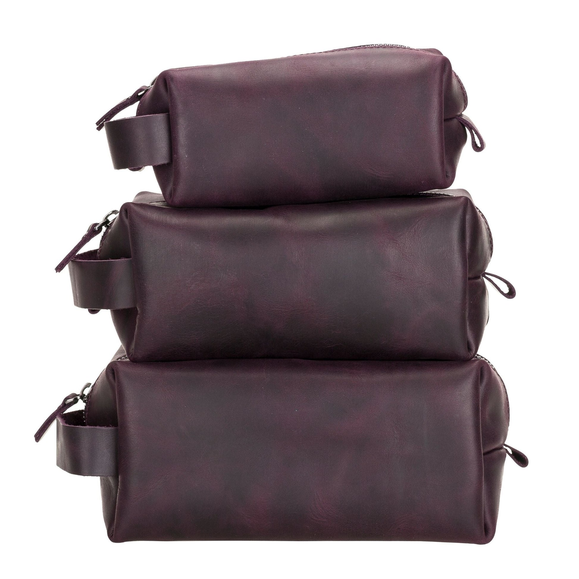 Thayne Cow Leather Makeup Bag for Women - Concordia Style Boutique