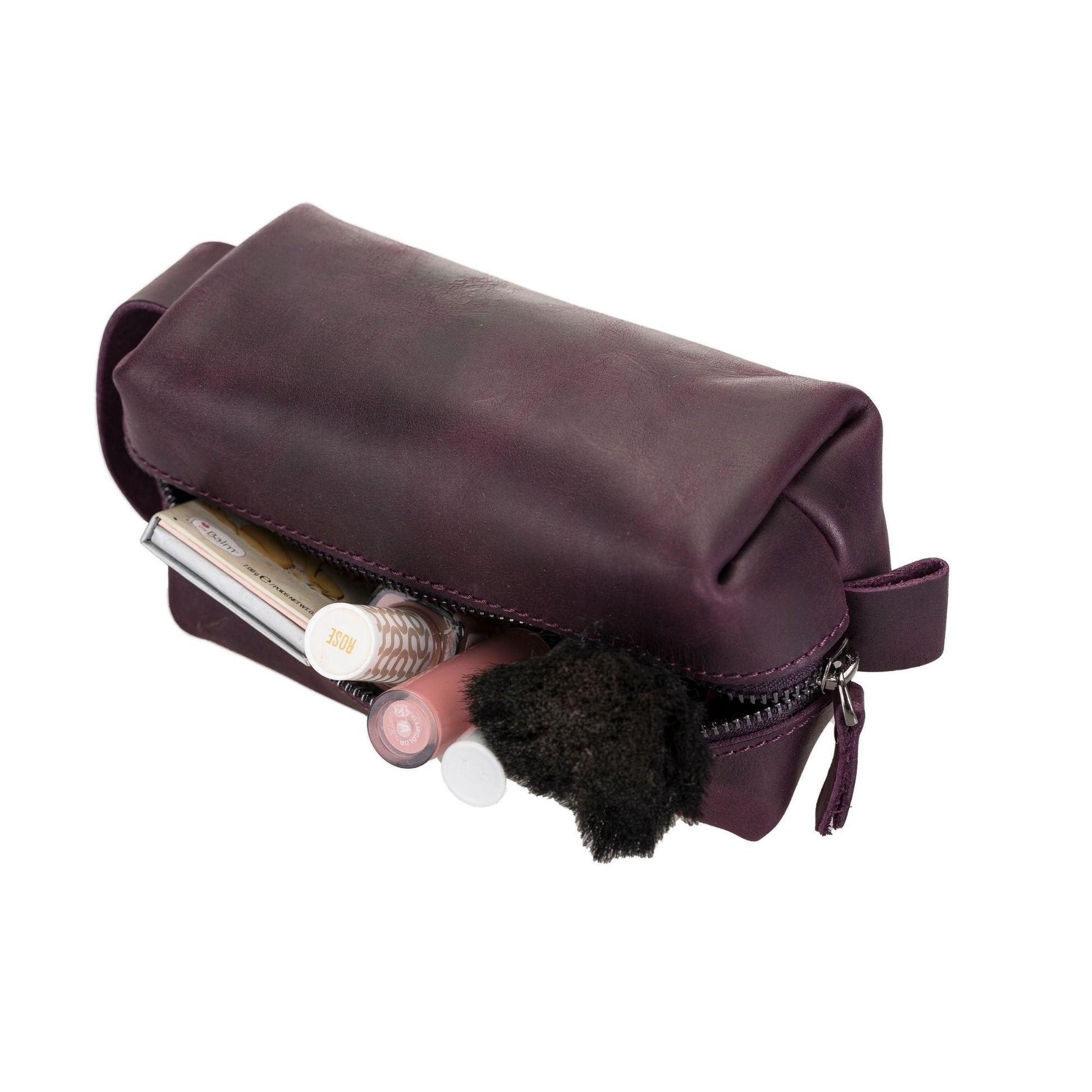 Thayne Cow Leather Makeup Bag for Women - Concordia Style Boutique