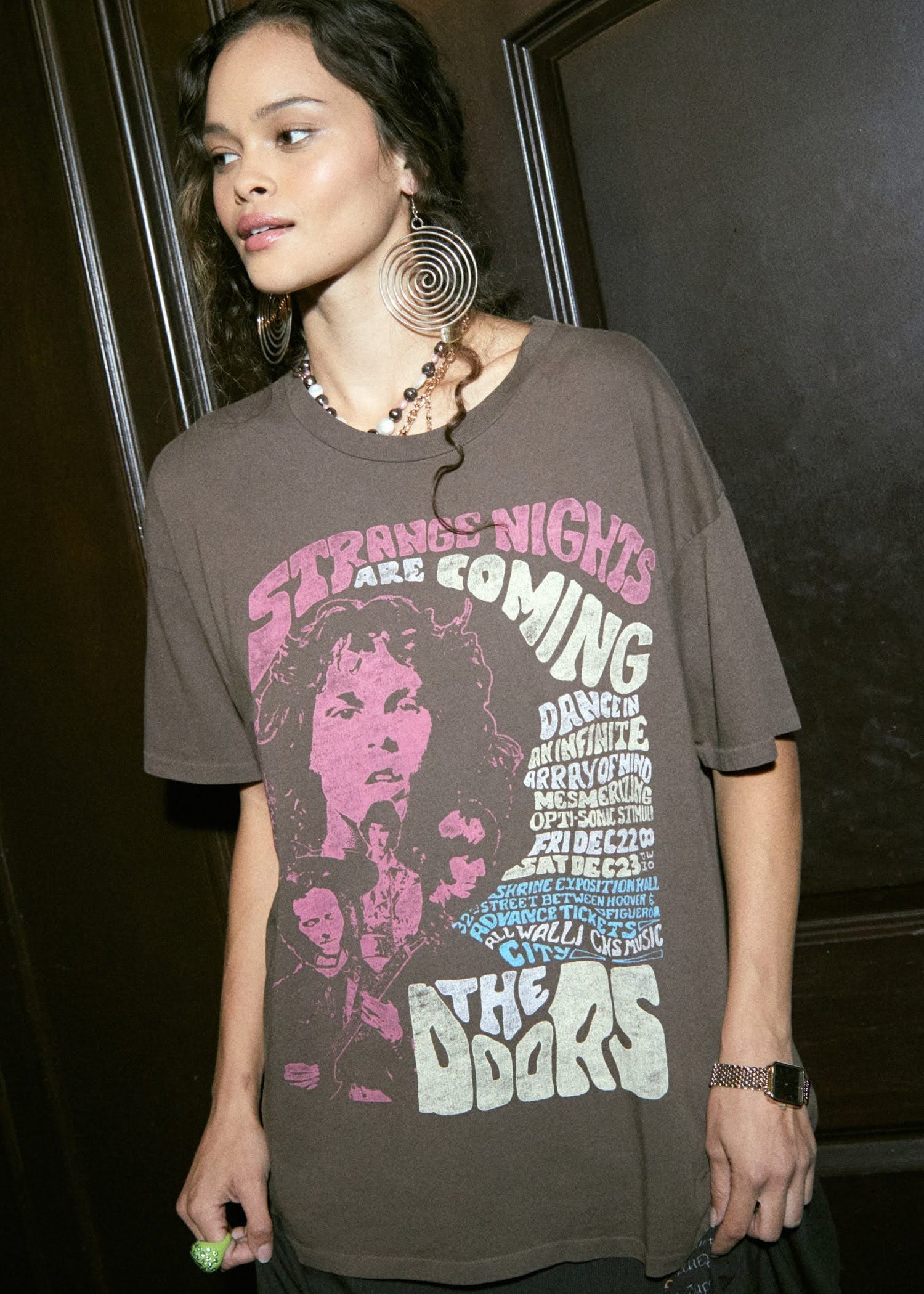 The Doors Strange Nights Are Coming Band Tee by Daydreamer LA - Concordia Style Boutique