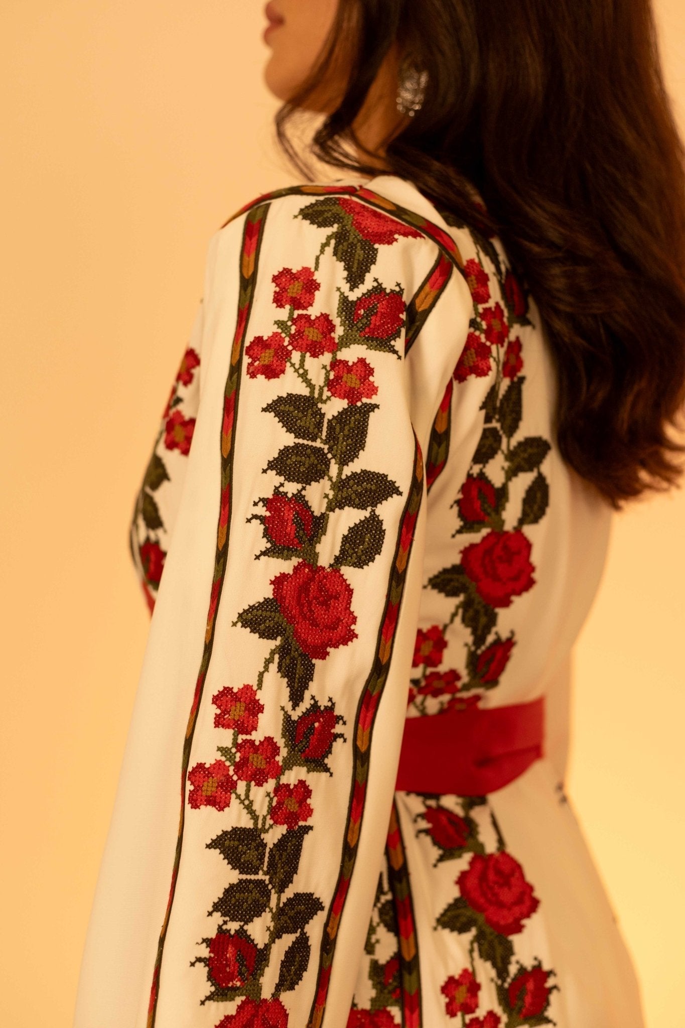 The Floral Palestinian Thobe