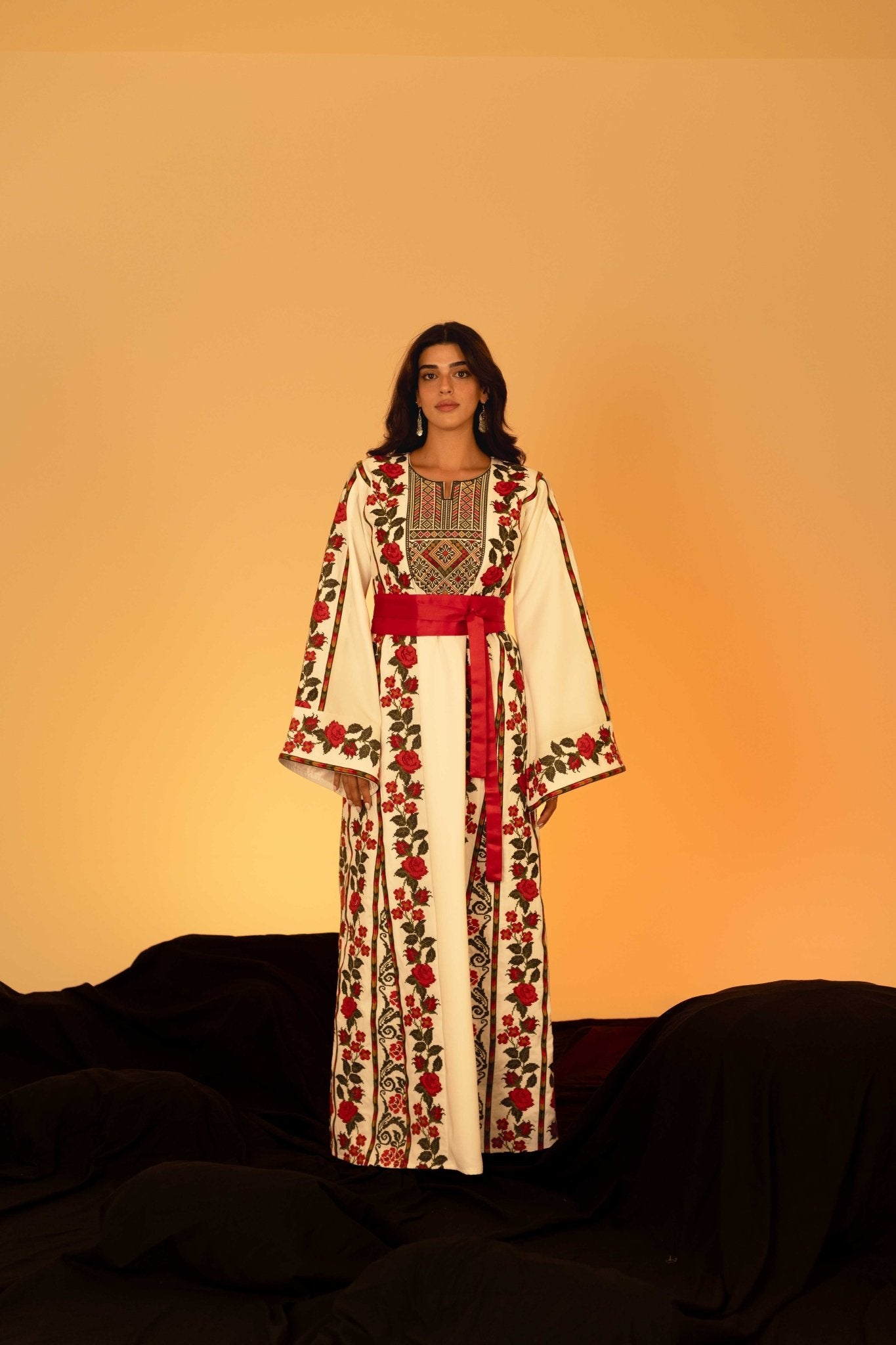 The Floral Palestinian Thobe