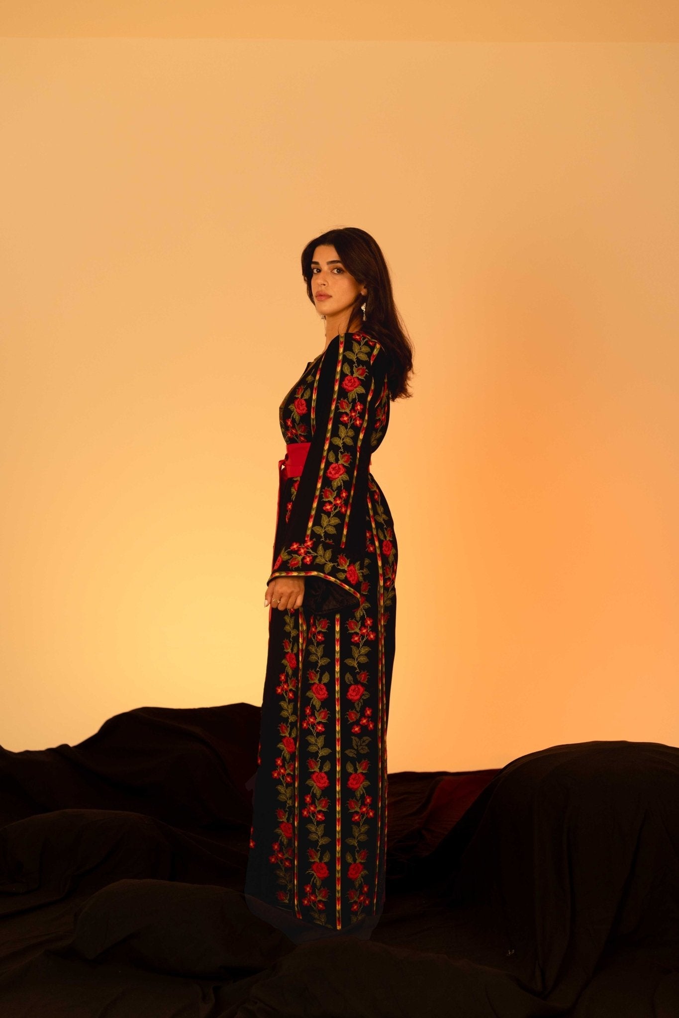 The Floral Palestinian Thobe