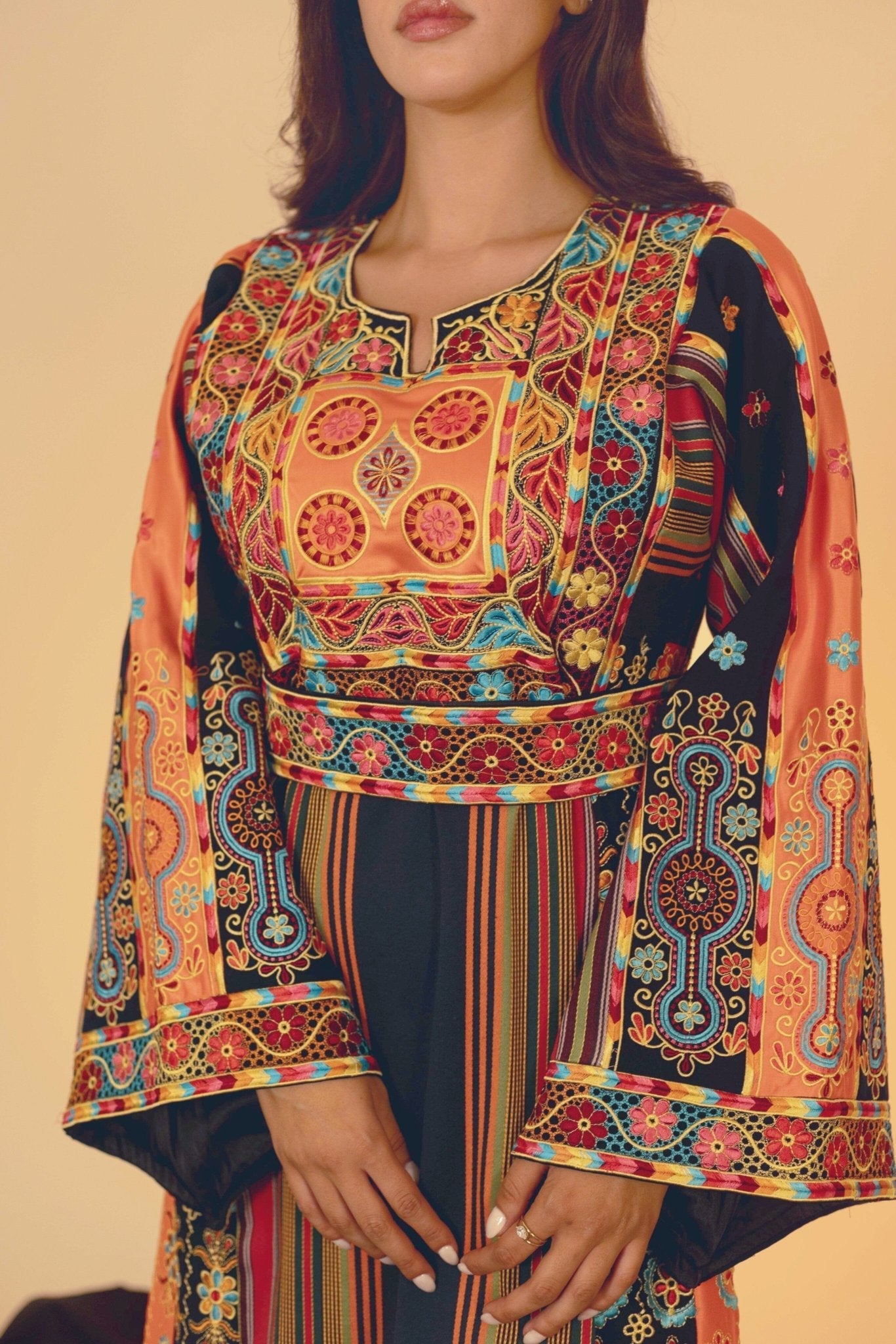 The Majdalawi Traditional Palestinian Thobe Dress