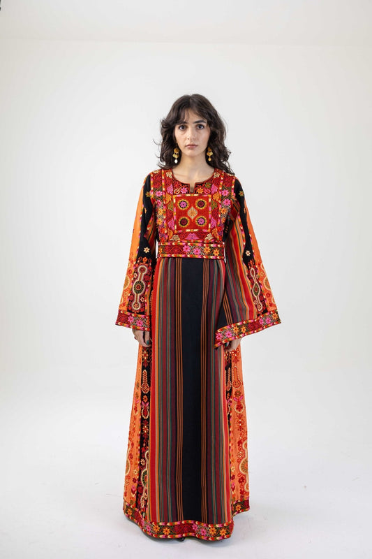 The Majdalawi Traditional Palestinian Thobe Dress