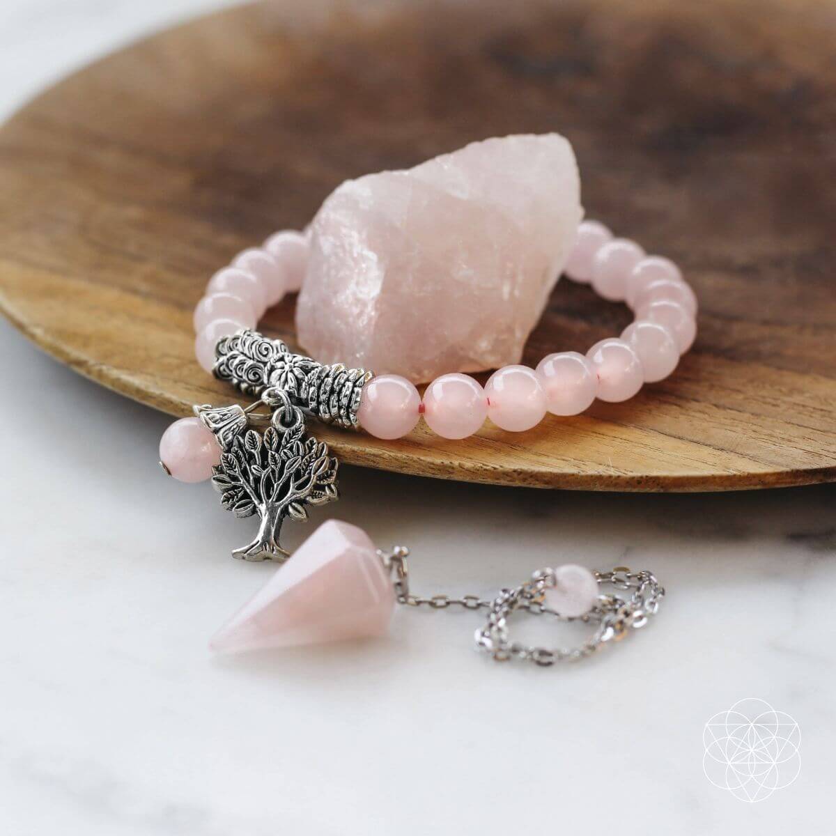The Rose Quartz Healing Crystal Set - Concordia Style Boutique