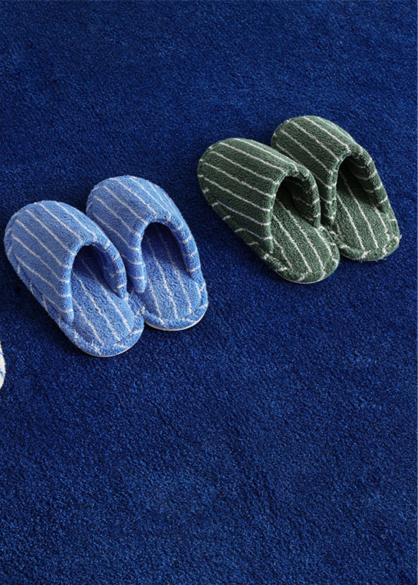 Thin Striped House Slippers