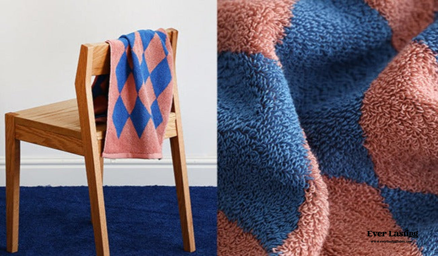 Thin Striped Towel and Bathrobe Set