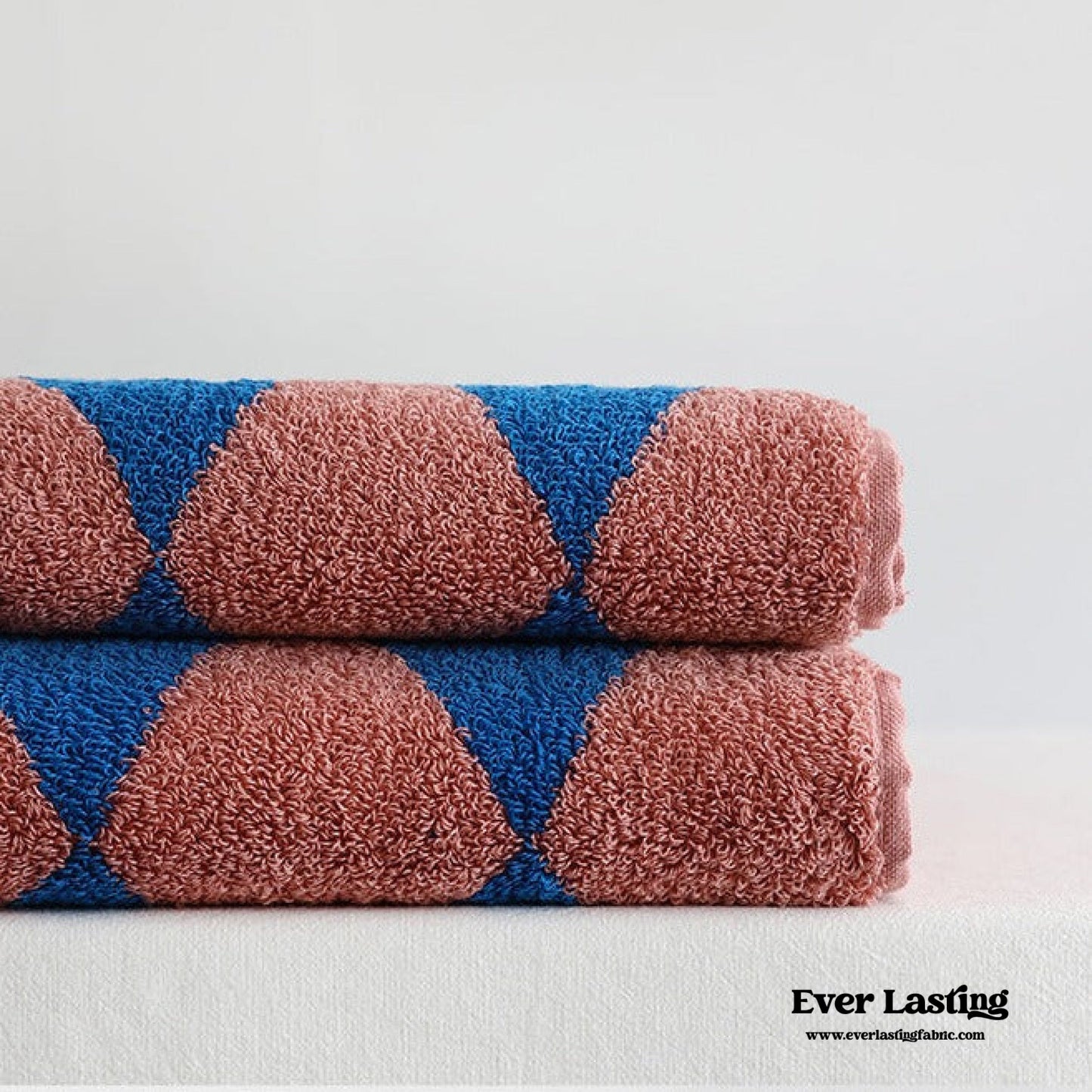 Thin Striped Towel and Bathrobe Set