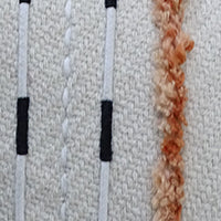 Handwoven Throw Pillow with Fringes 14"X 24"