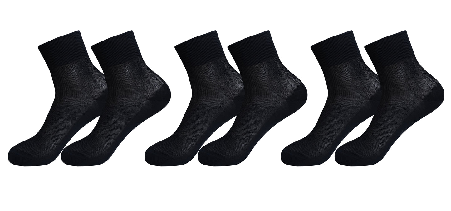 tittimitti® 100% Mercerized "Filo di Scozia" Cotton Men's Dress & Trouser Socks. Made in Italy