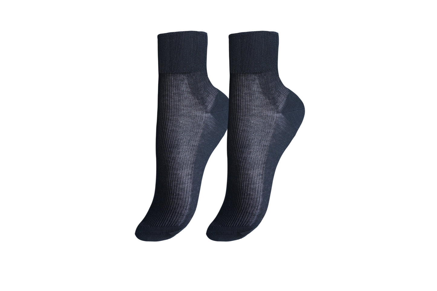 tittimitti® 100% Mercerized Cotton "Filo di Scozia" Women's Ankle Socks. 1 Pair. Made in Italy.