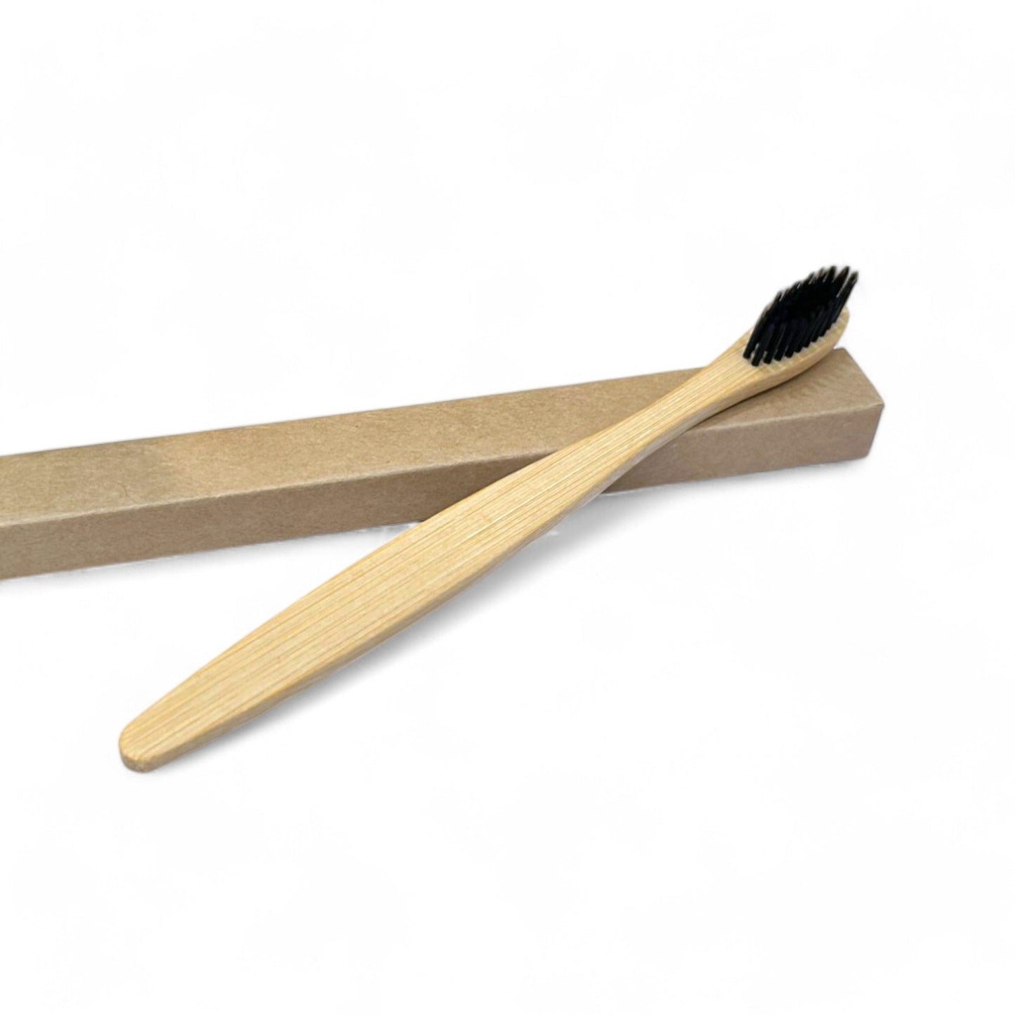 Toothbrush | Bamboo | Black or White Bristles