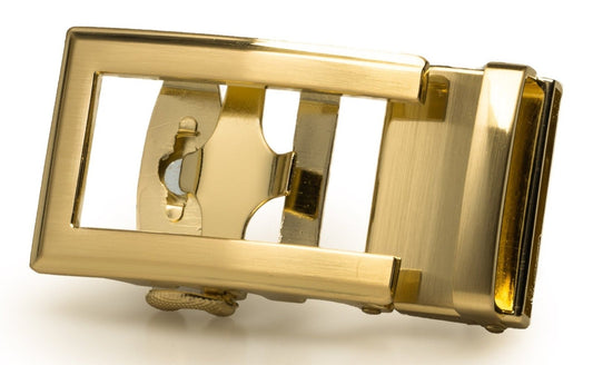 Traditional Open - Gold Railtek™ Belt Buckle - Concordia Style Boutique