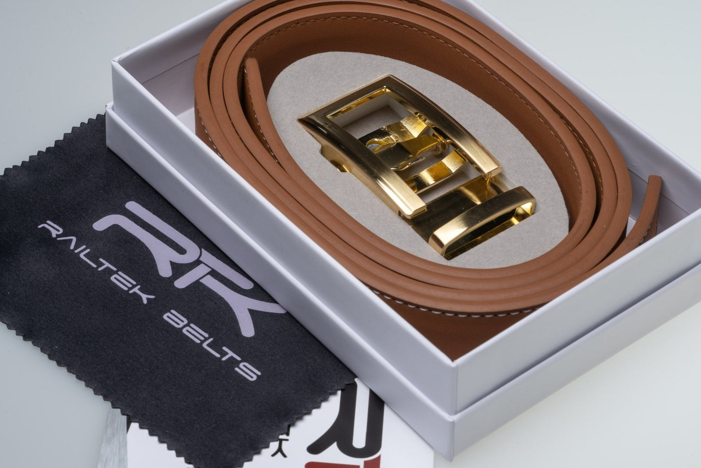 Traditional Open - Gold Railtek™ Belt Buckle - Concordia Style Boutique