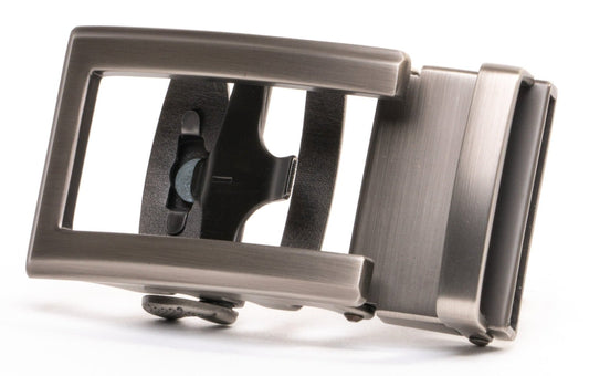 Traditional Open - Gunmetal Railtek™ Belt Buckle - Concordia Style Boutique