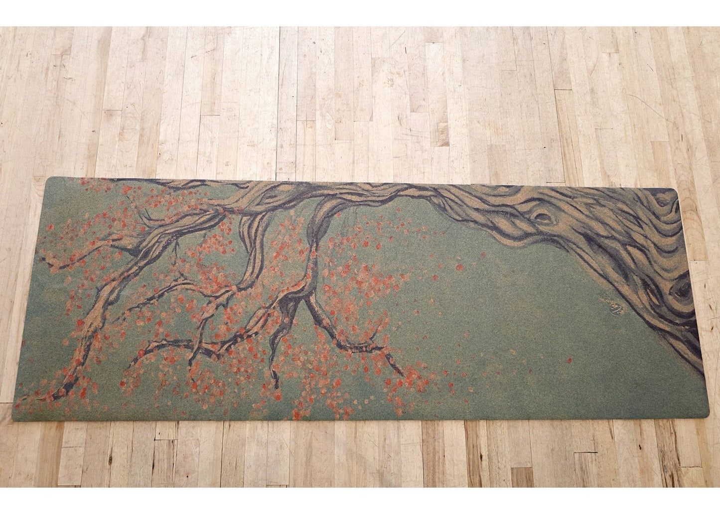 Tree Pose WANDERER Cork Yoga Mat