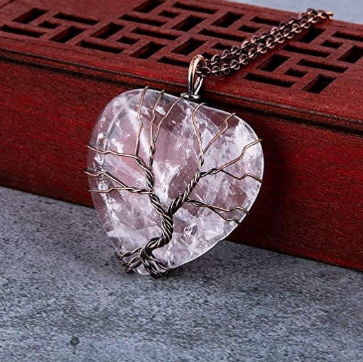 "TREE OF LIFE" HEART NECKLACE - Premium Jewelry from Ashlen - Just $19.99! Shop now at Concordia Style Boutique