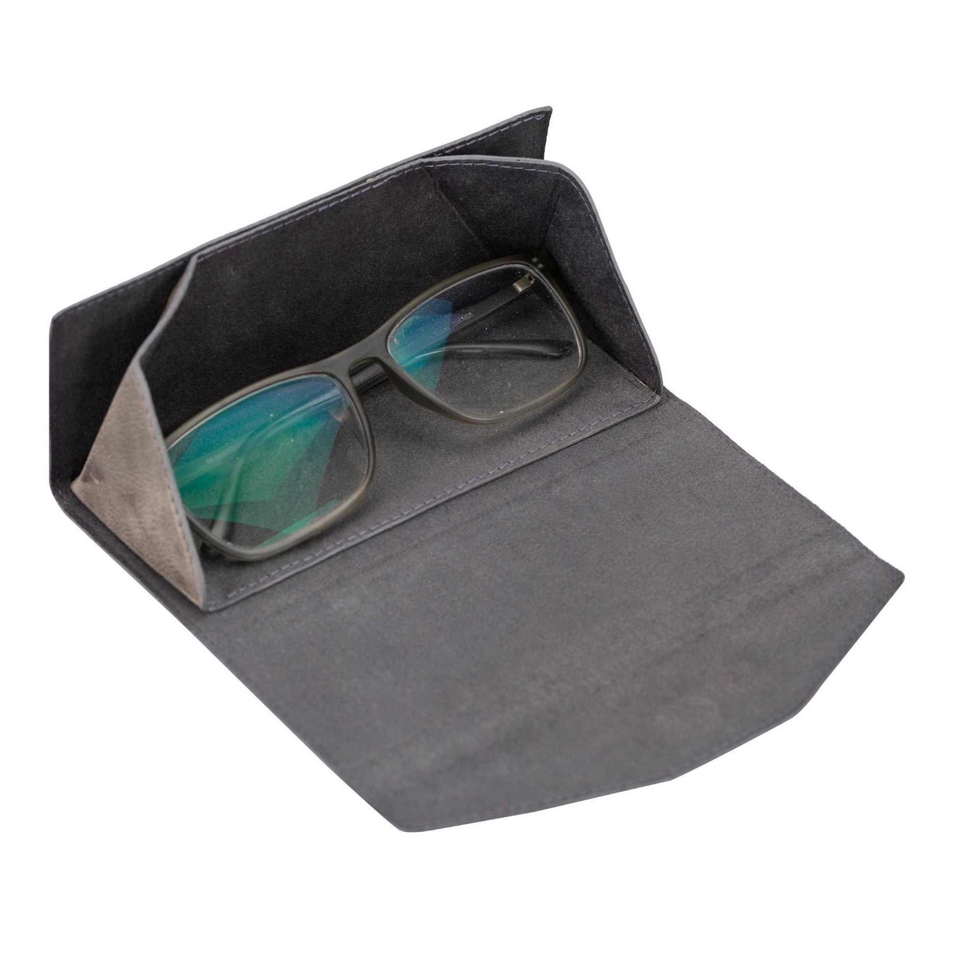 Triangle Leather Cases for Eyeglass or Sunglasses - Concordia Style Boutique