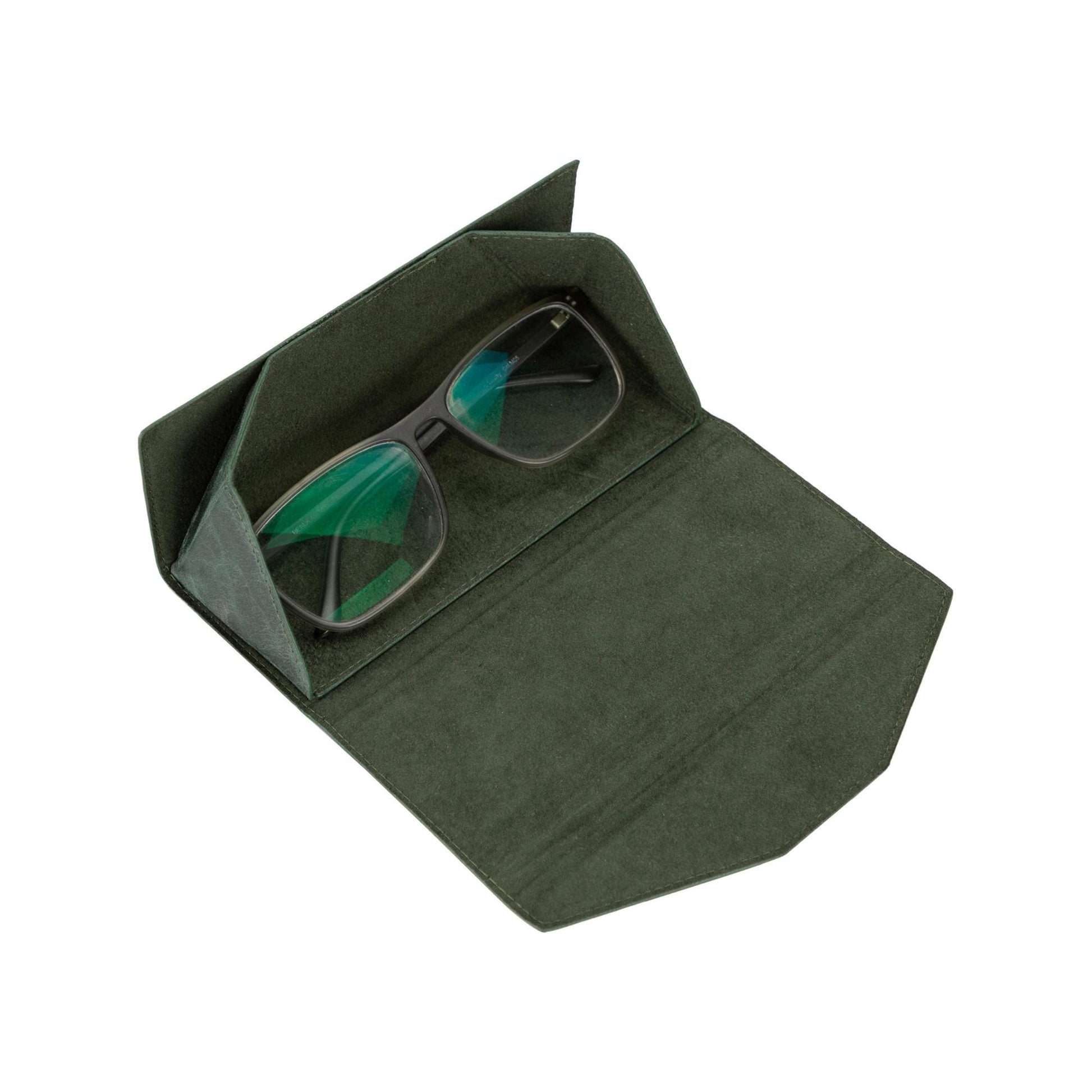 Triangle Leather Cases for Eyeglass or Sunglasses - Concordia Style Boutique